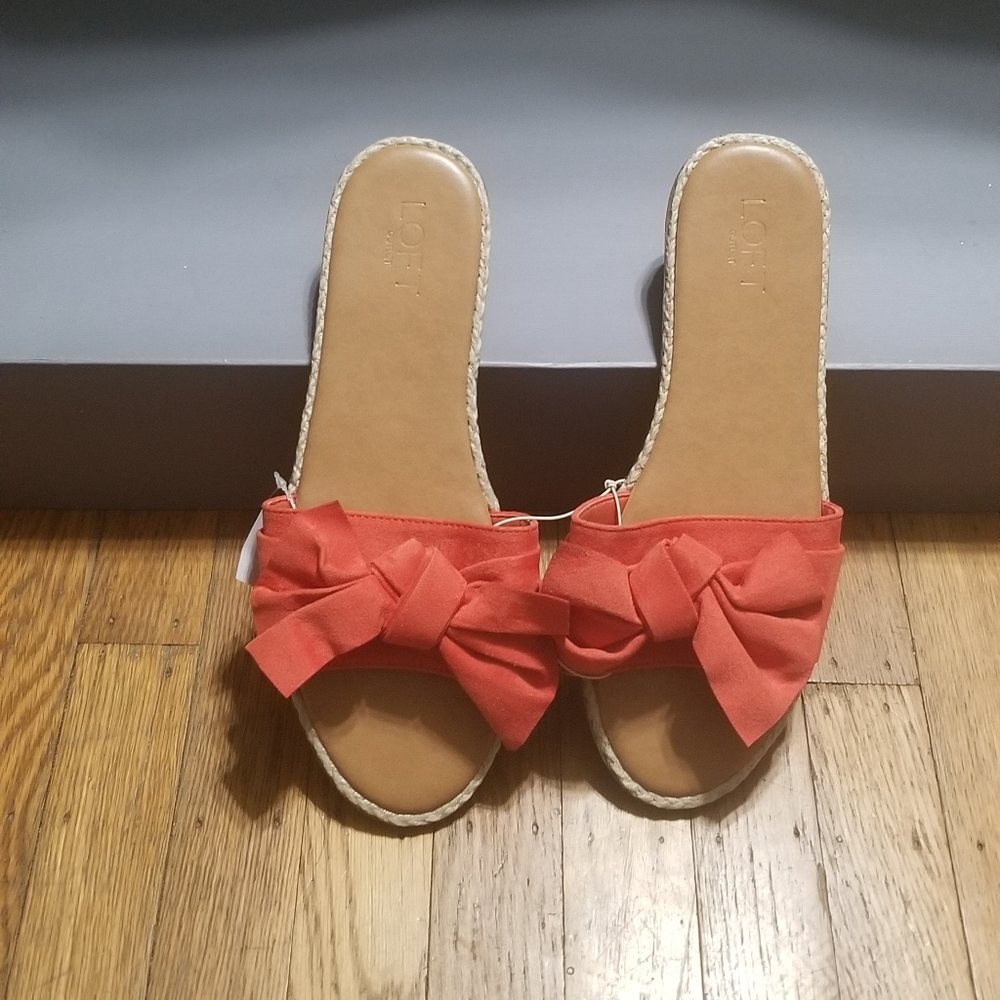 NWT Bow Slide Sandals (slip-on slide)